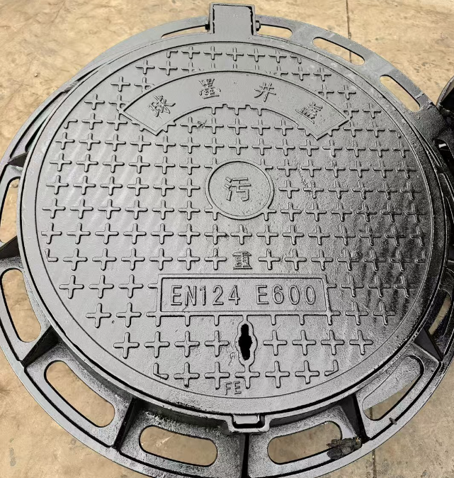 京山球墨铸铁五防井盖展示
