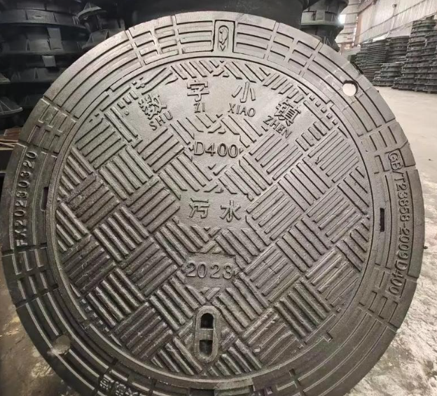 京山球墨铸铁防沉降井盖展示
